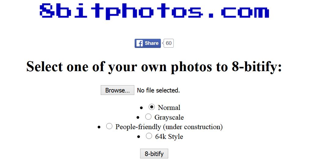 screenshot from 8bitphotos.com