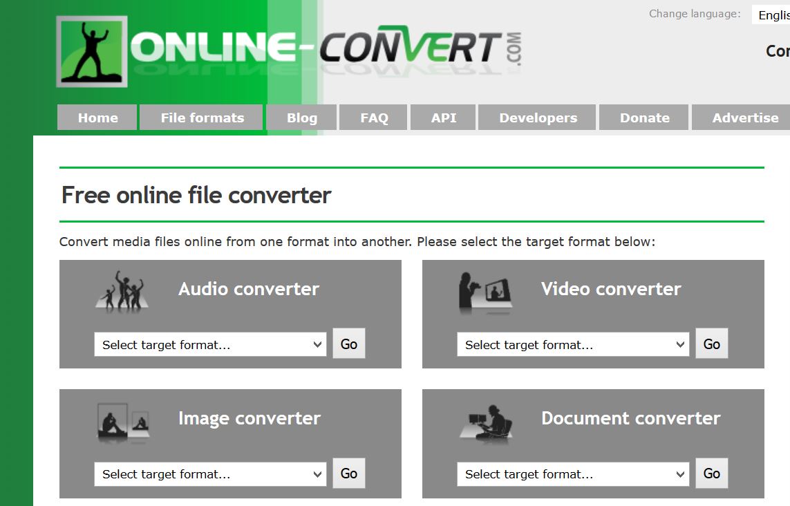 screenshot from online-convert.com